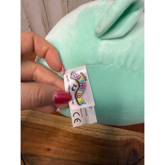 Squishmallows 8" Miley the Llama Teal Plush Toy Easter Edition Retired - Picture 5 of 6